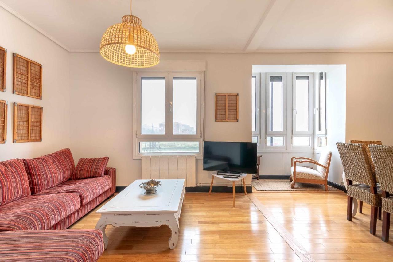 Apartamento Kuia Con Vistas Frontales A La Ria De Bilbao Cerca Del Metro Эрандио Экстерьер фото
